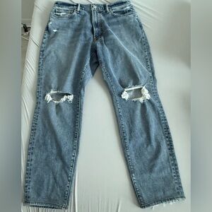 Abercrombie & Fitch Athletic Slim Jeans Mens Size 32 Ripped, READ Description!